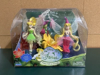 Disney Fairies Tinker Bell & Queen Clarion Figures Royal Loyal Friends NEW RARE! - Image 1 of 4