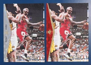 (2) 1994 Michael Jordan SP Silver & Red Parallel #MJ1 (He's Back March 19, 1995) - Picture 1 of 3