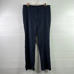 BROOKS BROTHERS Blue Lucia Fit Wool Plaid Business Dress Pants Size 8 - Picture 1 of 11