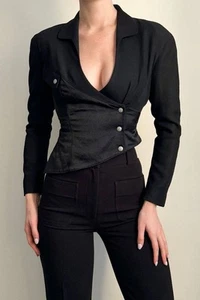 Vintage 80’s Thierry Mugler Activ T.M Jacket (Blazer) Size 40 - Picture 1 of 12