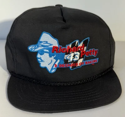 De Colección Nascar Richard Petty #43 3 Décadas De Carreras Sombrero EE. UU. Snap Back Hecho en EE. UU. Foto 1 de 4