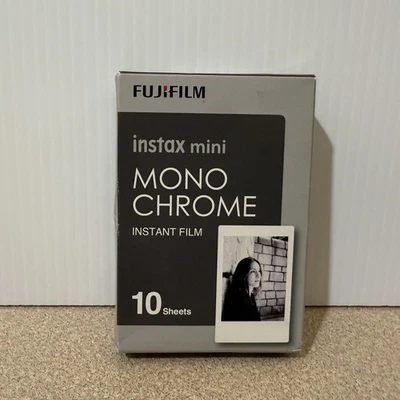 FUJIFILM Instax mini Monochrome Instant Film - 10 SHEETS ISO 800 Dated 2023 NEW - Image 1 of 3