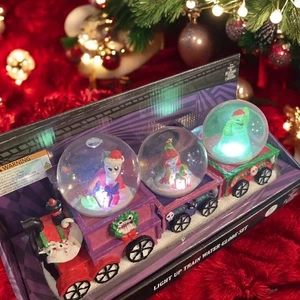 Globo de agua musical Pesadilla antes de Navidad tren iluminado Oogie Boogie NUEVO - Imagen 1 de 7