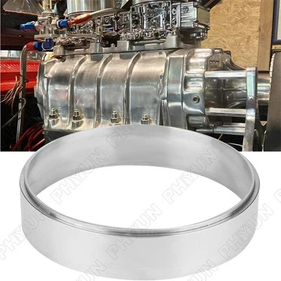 1" Aluminum Air Cleaner Gasket Spacer Silver For 5 1/8" Carburetor Opening Riser - Image 1 of 4