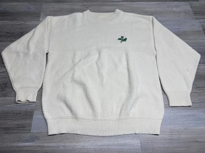 Suéter Vintage Minimalista Cottagecore Floral Bordado Cuello Redondo Lee Hecho en EE. UU. Foto 1 de 4