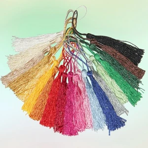 100 Piezas Borlas Colgantes Flecos Nudo Chino Colgante Borlas Pequeñas - Imagen 1 de 11