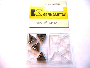 Nuevo 4 Piezas - TNGP 332RT Grado KT150 Cermet Insertos Kennametal - Imagen 1 de 2