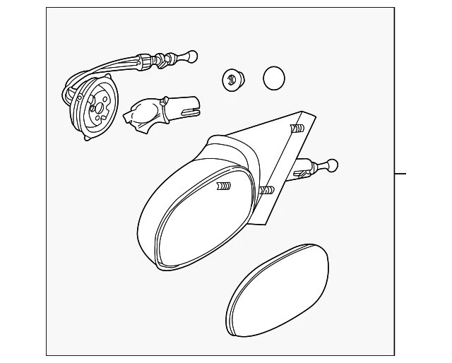 Espejo GM genuino 21019867 Foto 1 de 2