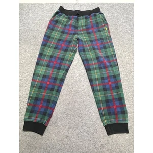 Polo Ralph Lauren Kids Plaid Fleece Jogger Sweatpants Size L (14-16) - Picture 1 of 11