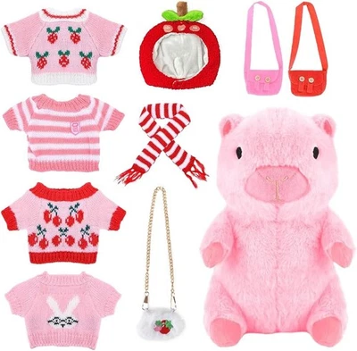 YANGUN Capybara Kuscheltier, 25cm Capybara Plüschtier, Niedliche stofftier mit - Bild 1 von 4