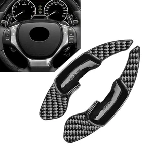 Schwarz Lenkrad Schaltwippen Verlängerung Für Lexus RX GS 200t 300 450h GX460 - Bild 1 von 9