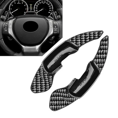 Schwarz Lenkrad Schaltwippen Verlängerung Für Lexus RX GS 200t 300 450h GX460 - Bild 1 von 4