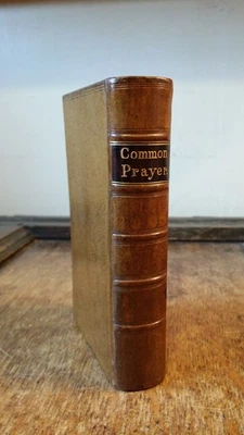 1865 COMMON PRAYER - HENRY HOARE GIFT FUND - FINE SPECKLED CALF LEATHER BINDING - Image 1 of 4