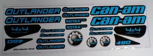 Juego completo de calcomanías laminadas Can-Am Canam Outlander 450 EFI 2022 - Imagen 1 de 11