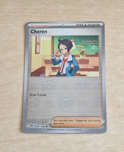 Cheren 081/086 Poke Ball Reverse Holo Pokemon Karte White Flare 2025 - Bild 1 von 2