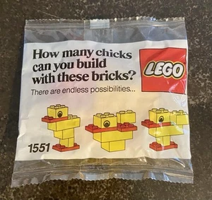 Vintage 1988 LEGO 1551 How Many Chicks Can You Build With These Bricks, Sealed - Picture 1 of 3