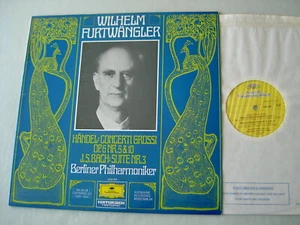 HANDEL Concerti Grossi Op. 6 Nos. 5 & 10/J.S. BACH Suite No. 3 Furtwangler LP - Picture 1 of 3