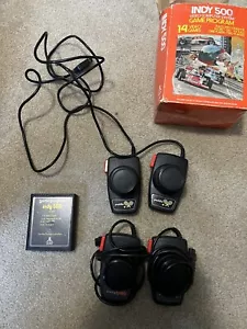 Atari 2600 - Indy 500 - con caja grande, juego, dos mandos de conducción - Imagen 1 de 4