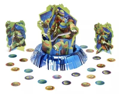 Tortugas Ninja Adolescentes Mutantes - Centro de mesa decoraciones fiesta cumpleaños niños Foto 1 de 4