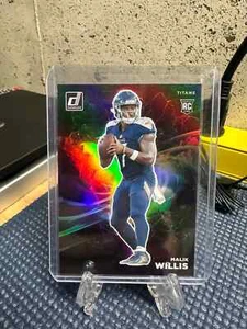 Malik Willis Night Moves Case Hit SSP Rookie RC 2022 Panini Donruss - Picture 1 of 2