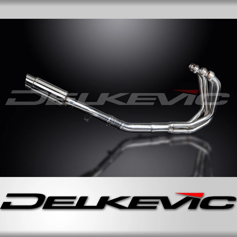 Silenciador redondo de acero inoxidable Suzuki GSX650 Katana 650 07-16 escape completo 4-1 8" Foto 1 de 4