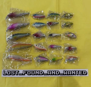 20x Fishing Lure Rattler Fish Lot Bulk Bundle Mixed Lures Sea Rod (45mm-90mm) - Picture 1 of 5