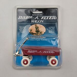 New Old Stock Sealed Vintage 1990 Miniature Mini Radio Flyer Wagon Model #1