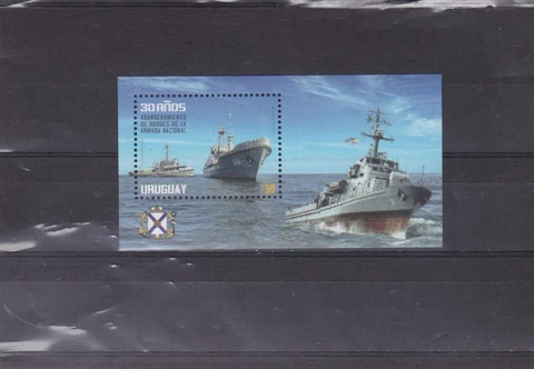 Uruguay mnh sheet Navy war ship 2022 Cover