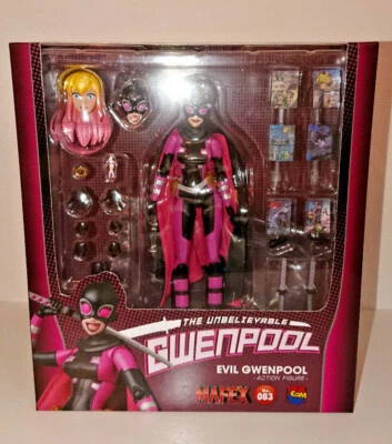 Figura de acción Medicom Toy MAFEX #083 Evil Gwenpool 6,3 en Marvel Foto 1 de 4