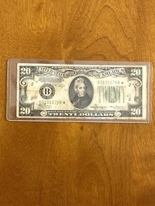1934a $20 Star Note - Picture 1 of 4