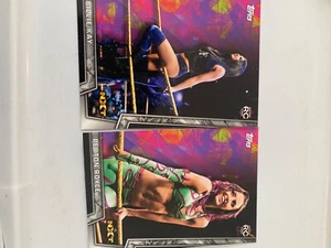 Peyton Royce /Billie Kay 2018 Topps WWE Women's Division Rookie Card #42 ICONICS - Picture 1 of 2