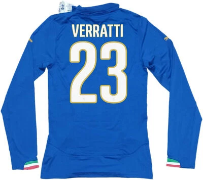 maglia Verratti Puma italia match worn *player issue* magazzino nuova preparata - Immagine 1 di 4