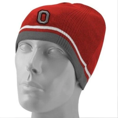 OHIO STATE BUCKEYES NCAA FÚTBOL BALONCESTO NIÑOS PEQUEÑOS 3-5 AÑOS SOMBRERO GORRA TEJIDA Foto 1 de 2