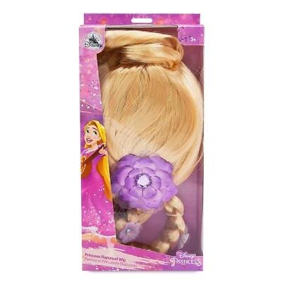 RAPUNZEL Tienda Disney Disfraz Peluca 24" Trenza de Pelo Enredado Vestir Whig Nuevo Foto 1 de 4