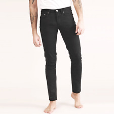 WON HUNDRED 15825 SHADY A STAY Jeans Low Skinny Stretch Charcoal Black W31 L31