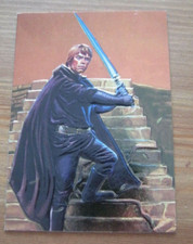 Star Wars Finest Embossed #F 2 Luke Skywalker - Dan Brereton art 1996 Topps  ZW3