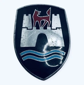Volkswagen Emblem Badge Hood Wolfsburg Type1 Beetle 1950s ,1953 thru 1962 VW VTG - Picture 1 of 7