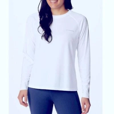 Nuevo con etiquetas Pullover Columbia Blanco Omni-Sombra Protección Solar Calce Regular Para Mujer Talla XL Foto 1 de 4