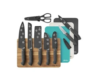 The Pioneer Woman 20 Piece Stainless Steel Cutlery Set, Charcoal Speckle - Picture 1 of 8
