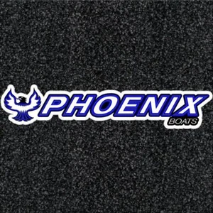 PHOENIX BOATS Blue Professional Boat Carpet Graphics - Picture 1 of 2