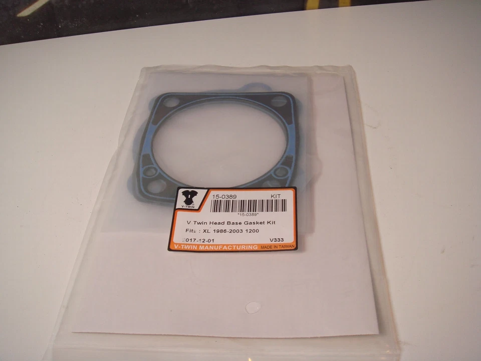 Комплект прокладок головки Harley XL для 1986-2003 Sportster 1200 3,769 дюйма V-Twin 15-0389 Q3 - Изображение 1 из 4