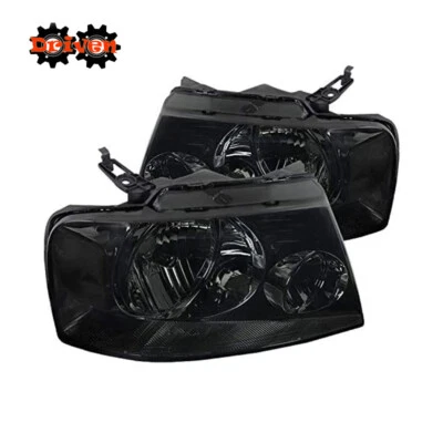 04-08 Ford F150 Mark LT Camión Harley Iluminación SVT Lente Ahumada Faro Transparente RF Foto 1 de 2