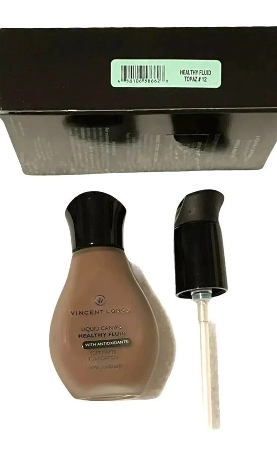 Lot of 3 Vincent Longo Liquid Matte Foundation Topaz 12 Canvas - Image 1 of 1