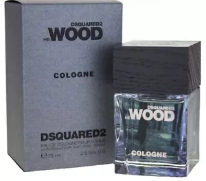 (106,65 EUR/100 ML) 75 ML DSQUARED HE WOOD COLOGNE - EAU DE COLOGNE SPRAY NUEVO EMBALAJE ORIGINAL - Imagen 1 de 1