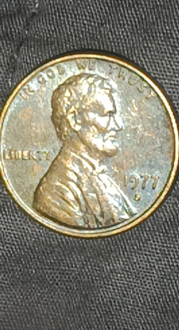 1977 D Lincoln Memorial Penny Error D/D D over D Mint Mark RPM Variety US Cent Cover