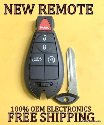 NEW 08-10 DODGE CHARGER CHALLENGER KEYLESS REMOTE FOB FOBIK M3N5WY783X 05026333 - Image 1 of 2
