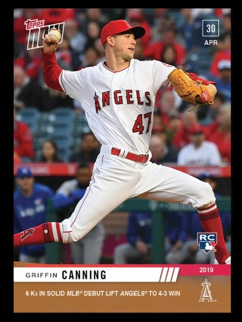 2019 Topps Now Griffin Canning RC #159 - Image 1 of 1