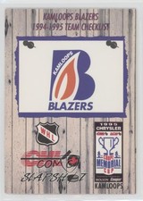 1995-96 Slapshot Memorial Cup Kamloops Blazers #101