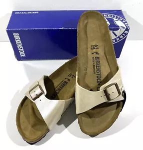 Birkenstock Madrid BS Damen Gr. 10 (EU41)N Fit Pearl White Birko Sandalen S1-851 - Bild 1 von 8
