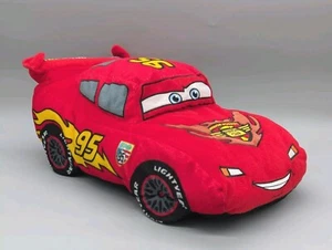 Disney Pixar Cars Lightning McQueen Plush Car Pillow 17" Piston Cup Hudson - Picture 1 of 14